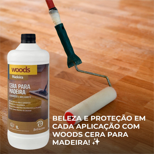 Woods Acabamento Para Madeira - 1 Litro - Bellinzoni