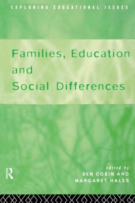 Libro Families, Education And Social Differences - Cosin,...