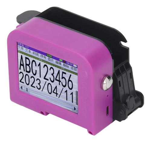 Impresora Portátil De Inyección De Tinta Desmontable Mini Sm