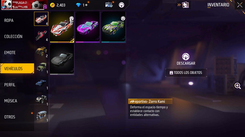 Cuenta De Free Fire