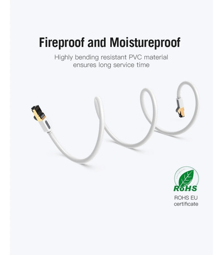 Imagen 4 de 4 de Cable De Red Lan Sftp Cat6 100% Cobre Vention - 10 Metros