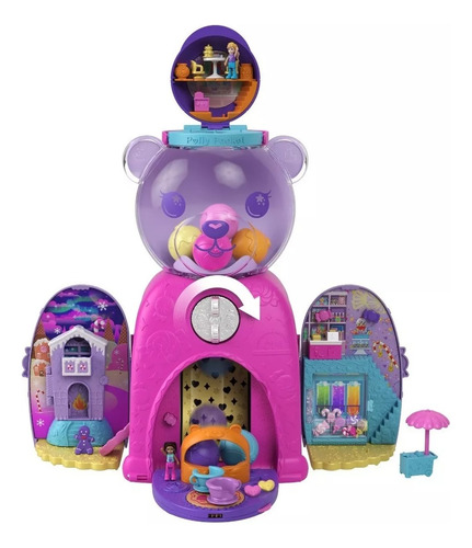 Set De Juego Polly Pocket Maquina De Dulces De Osito