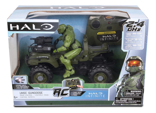 Nkok Halo Infinite: Gungoose & Master Chief Radio Control De