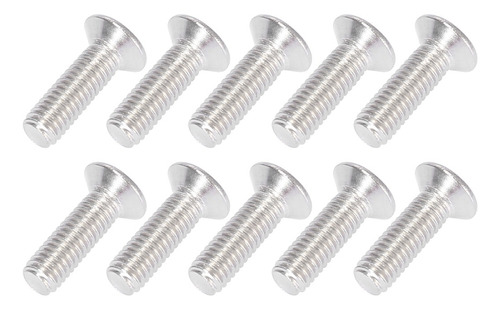 25 Kit Tornillos Para Autos 3.1 X 1.2cm Gold Aluminum