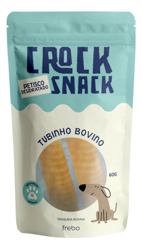 Crocksnack Tubinho - Traqueia Bovina Desidratada 60g