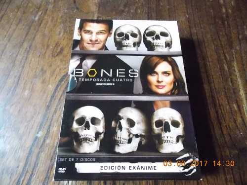 Dvd Original Bones Temporada 4 Completa