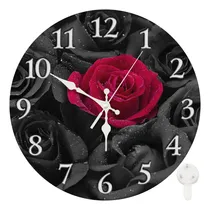 Comprar Reloj De Pared Redondo Silencioso Sin Tictac De 10 Pulgadas,