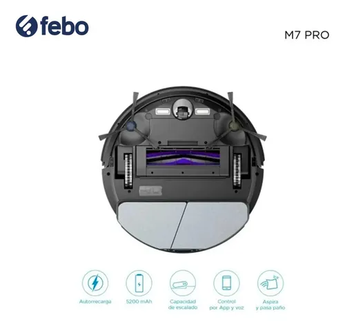 Aspiradora Robot Trapeadora Midea M7pro - Queoferta.uy Negro
