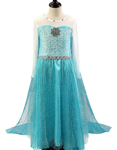 Vestido De Hada Frozen Anna Elsa Disfraz Princesa Cosplay