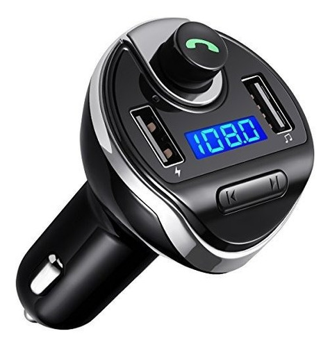 (versión Mejorada) Transmisor Fm Bluetooth Para Automóvil, T