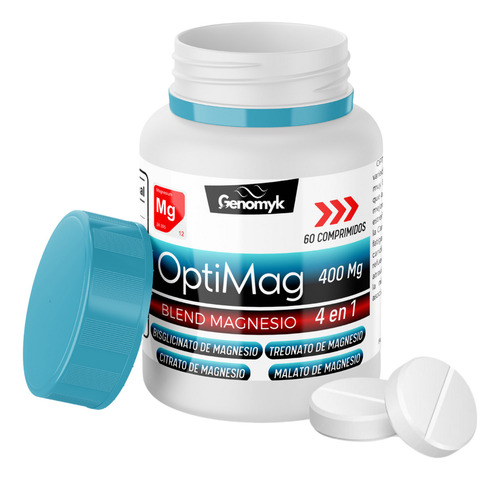 Optimag X 60 Comprimidos (magnesio 4 En 1) Sabor Neutro
