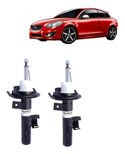 Par De Amortiguadores Traseros Para Volvo C30 1.6 2010 2013