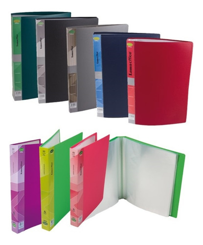 Carpeta A4 Con 10 Folios Separadores Organizador Foliada Color Rosa