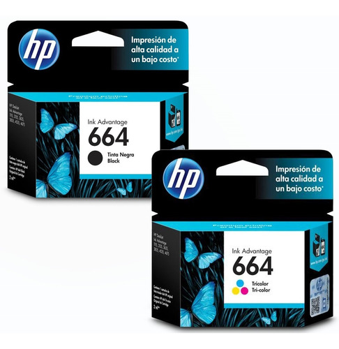 Arma Tú Pack Original Tintas Hp 664 1115-2135-3635-3835 Civa