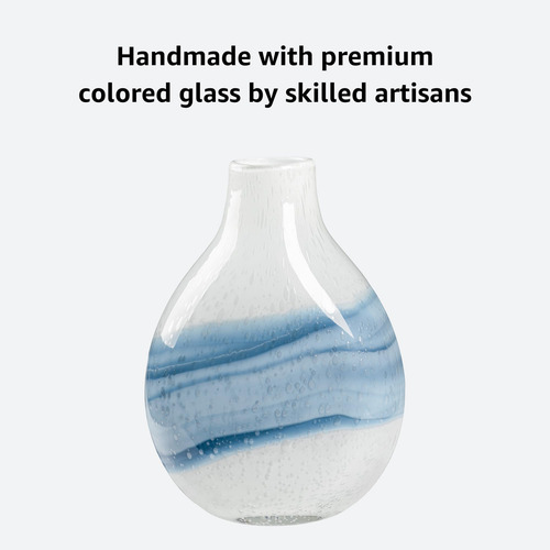 Jarrón De Vidrio Blanco Para Decoración De Sala De Estar