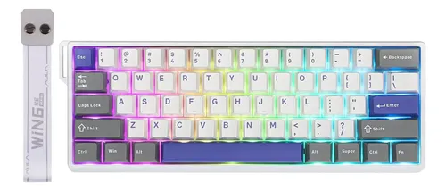 Teclado Magnético Aula Win60 He Max Rgb 8000hz 0.1mm Idioma Inglês