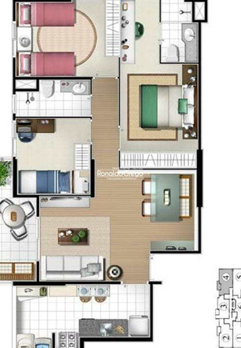 Imagem 9 de 30 de Apartamento À Venda Com 3 Dorms, Barra Funda- R$ 750 Mil - V4376