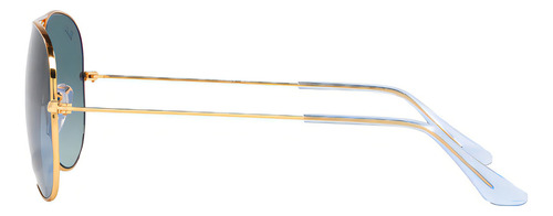 Ray-ban Aviator L Metal Rb3025 unissex, cor dourada, moldura dourada, cor dourada