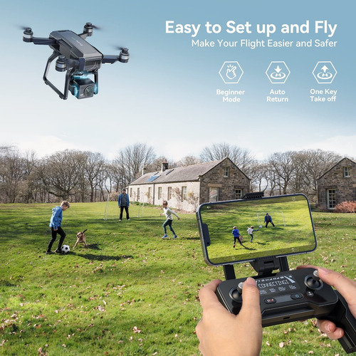 Drones F7 Gps Con Cámara Para Adultos, Visión Nocturna 4k