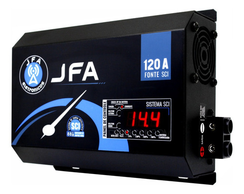 Imagem 2 de 5 de Fonte Carregador 120a Jfa Com Sistema Sci Volt/amp