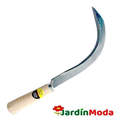 Imagen 1 de 1 de Hoz Hierbera De 20cm Para Jardinería Herramienta Manual