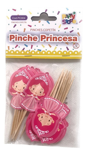 Pinche Cupcake Copetin Princesa X20 Uni Decoracion Cumpleaño
