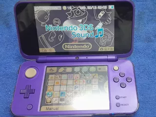 Consola Nintendo New 2ds Xl, Purple Cristal, Con Juegos