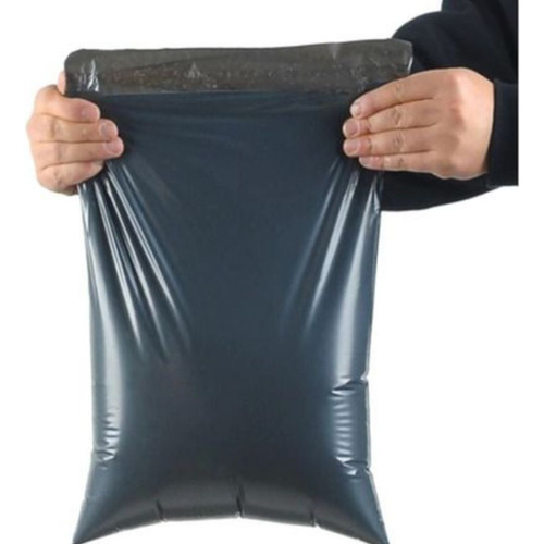 2000 Envelopes Plástico Cinza Correio Segurança 25x19 2000un