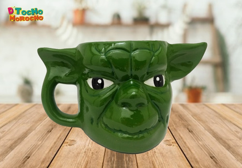 Taza Yoda Grande Star Wars  Edición Especial Coleccion Star 