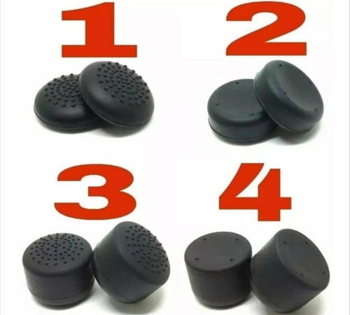 Kit 8 Protetor Extensor Grip Analógico Compatível Ps4 Xbox