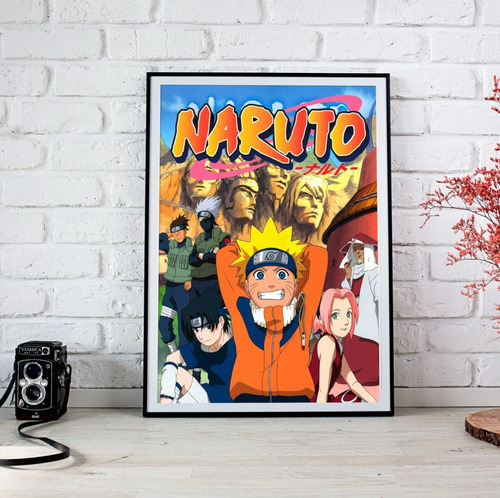Vinilo Decorativo 40x60cm Poster Naruto Anime Manga 29