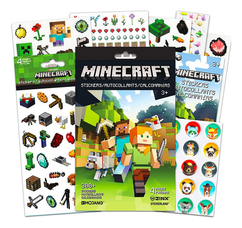 Pegatinas Minecraft Party Favors Ultimate Set: El Paquete In