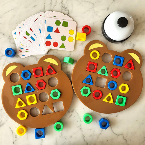 Rompecabezas De Combinación De Bloques De Juego Con Campana