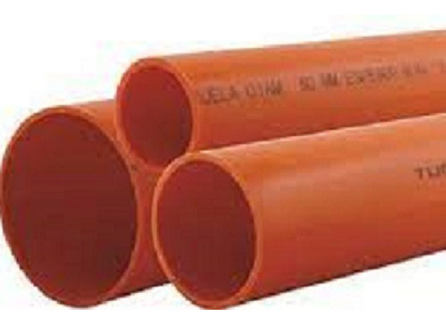 Tubo 4 Pulgadas Pvc Reforzados Naranja