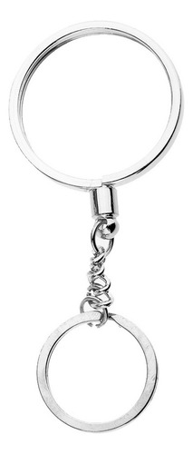 Llavero De Monedas Colgante Plata