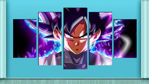 Cuadro Decorativo Dragon Ball No 8 En 5 Partes