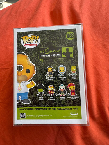Funko Pop Homero Dona 1033 Donut Head The Simpsons Hot Topic (Usado)