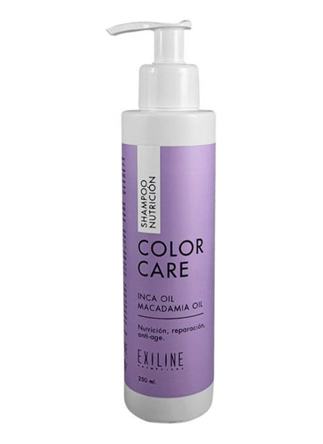 Shampoo Nutrición Color Care Nutriv Exiline X 250 Ml.