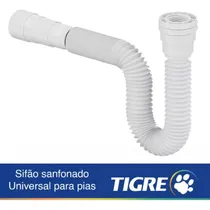 Comprar Sifão Universal Flexível Multiuso Tigre Branco Para Pias Tanques Lavatórios Cubas