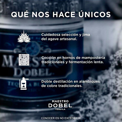 Tequila Maestro Tequilero Dobel Blanco 700ml