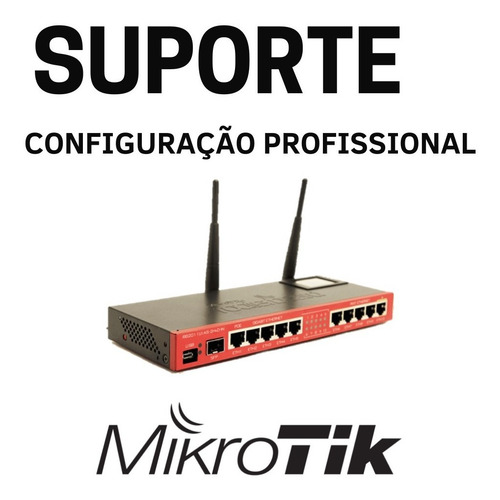 Imagem 1 de 7 de Mikrotik Instalação Geral Configuração Suporte Remoto
