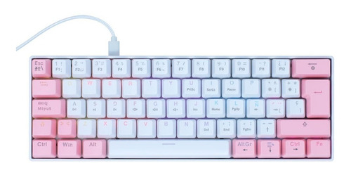Imagen 1 de 7 de Teclado Mecánico Gamer 60% Ocelot Creators Ergonómico Rgb