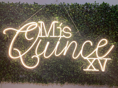 Letrero En Acrilico Con Luz Led Neon Mis Xv