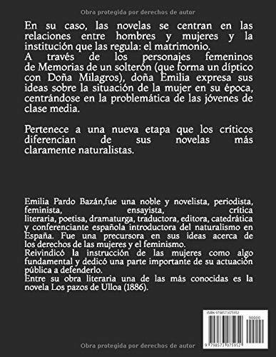 Memorias De Un Solteron - Bazan, Emilia Pardo, de Bazán, Emilia Pardo. Editorial Independently Published en español