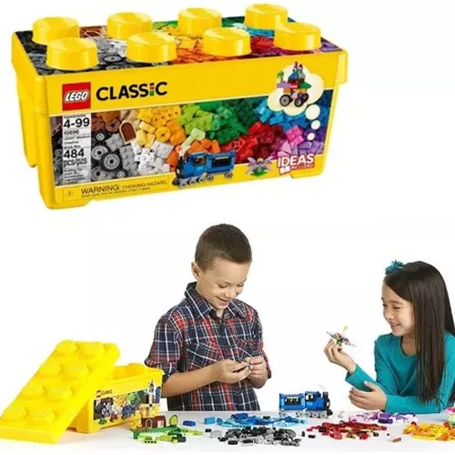 Lego Blocos de Montar Peças Criativas Media 484 pçs - Loja Zuza Brinquedos