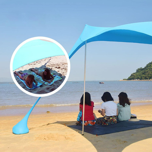 Playa Familiar Plegable, Toldo De Playa, Upf50