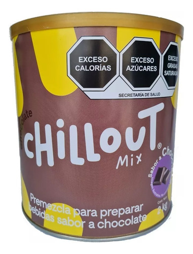 Chill Out Mix Base En Polvo Sabor Chocolate Bote De 2 Kg