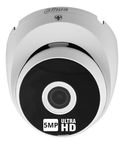 Camara Domo 5mp 106° Metalica Ir 20m Dahua Hac-t2a51n-0280b Blanco