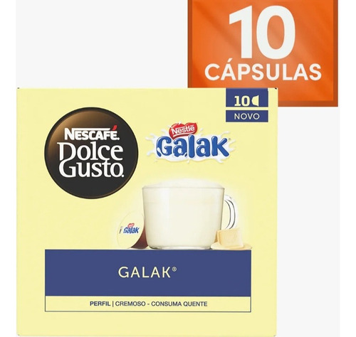 Cápsulas De Café Dolce Gusto, Galak Chocolate Blanco