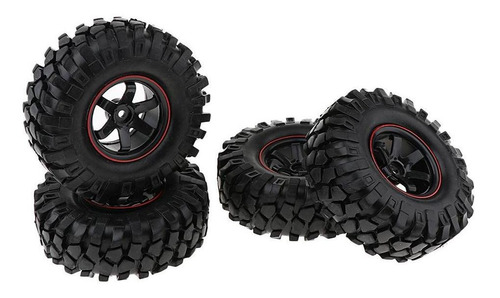 4 Unids Llanta Neumáticos 108mm Para Axial Scx10 D90 Rc Car